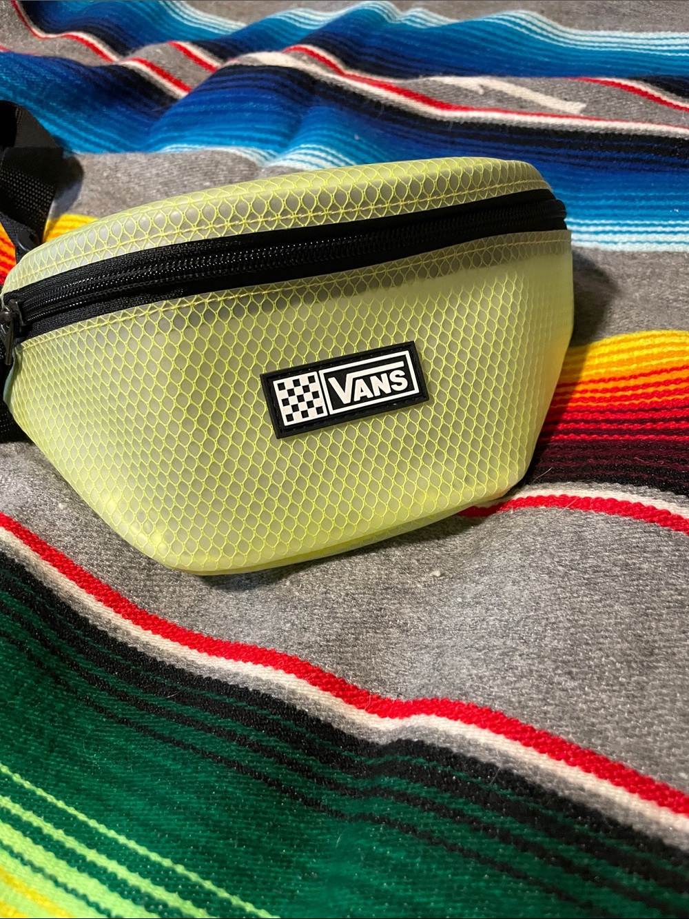 Vans Neon Yellow Reflective Fanny Pack/Belt Bag
